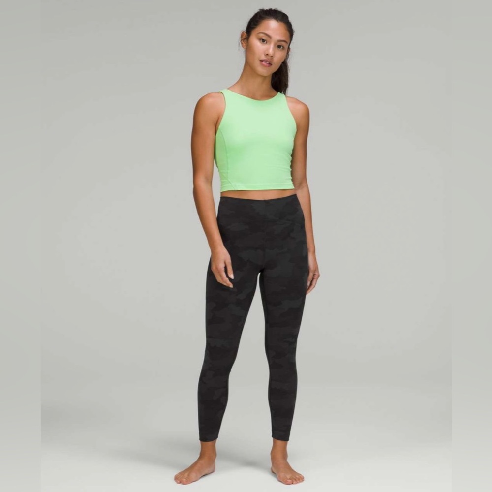 Lululemon instill tight high rise 25” camo leggings size 4
